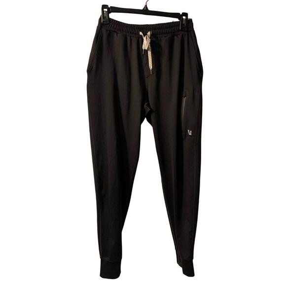 Vuori Men's Sunday Performance Joggers Pants Size XS Black Drawstring Zip Pocket - Picture 1 of 10